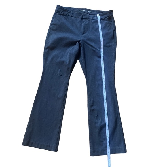 Old Navy HighRise Pixie Flare with Secret Smooth Pockets Blue/Gray Pants Size 14 - Picture 8 of 11